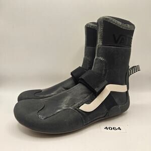 VANS WOMEN'S 7.5 SURF BOOT 2 HI BLACK SHOES NWOB 3mm COOL WATER